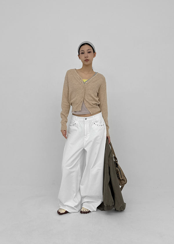 Longta V-neck Knit Cardigan