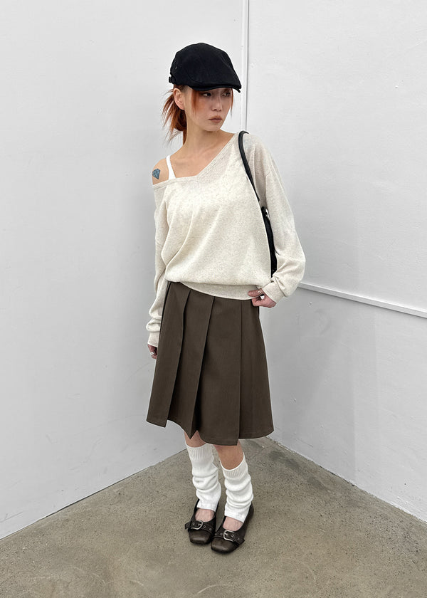 Singtoni Pleated Midi Skirt