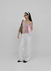 Ratmiss One-shoulder Knit Cardigan