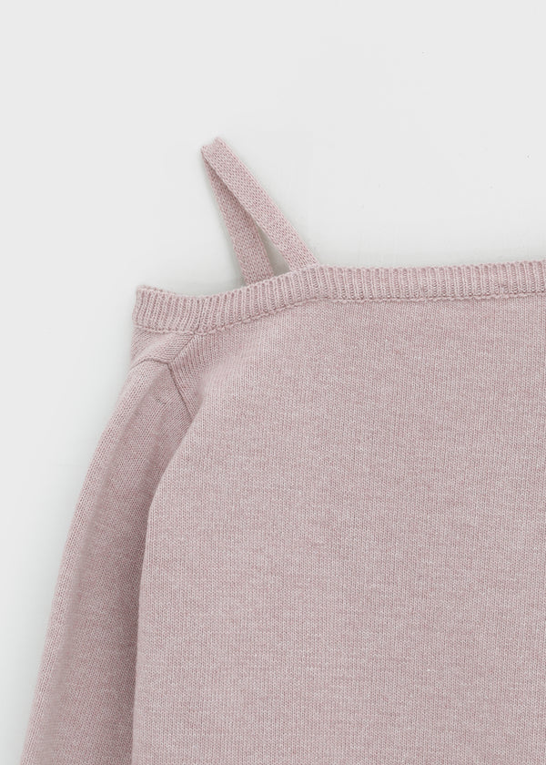 Ratmiss One-shoulder Knit Cardigan
