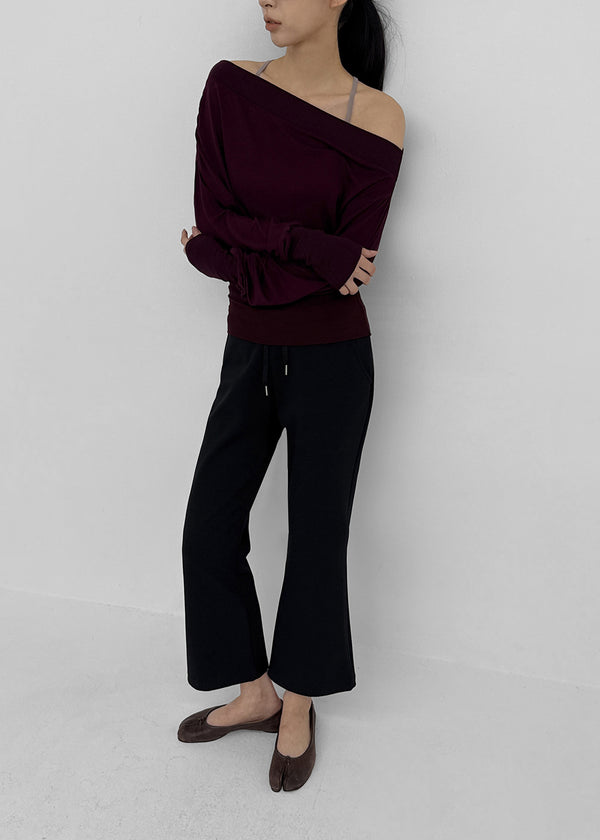 [MADE] Vient Bootcut Cropped Banding Pants