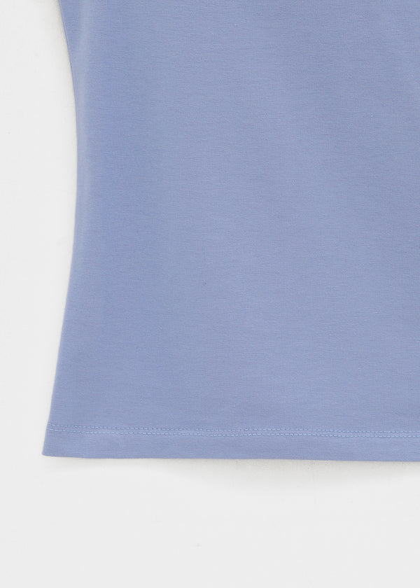 [MADE] Perky Back-Point Sleeveless Top (Built-in Cap)