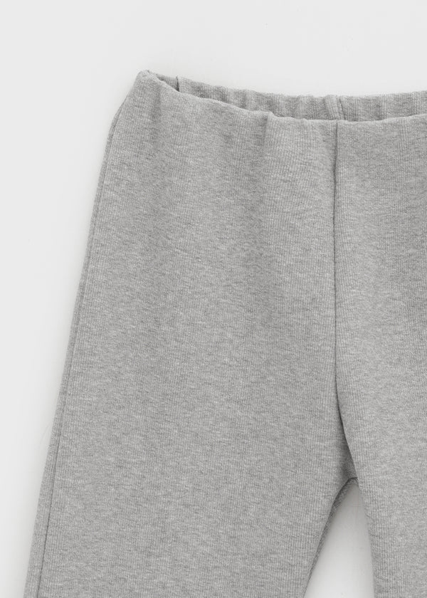 Deagle Banded Ribbed Slit Cropped Leggings