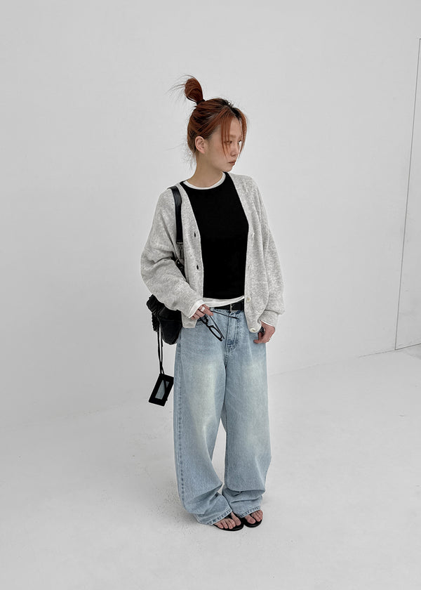 Sopre V-neck Knit Cardigan