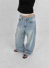 Nader Washed Wide Denim Pants