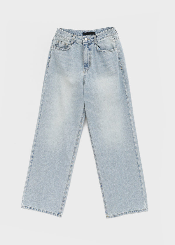 Nader Washed Wide Denim Pants