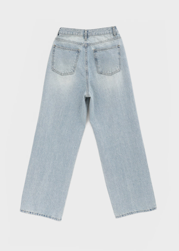 Nader Washed Wide Denim Pants