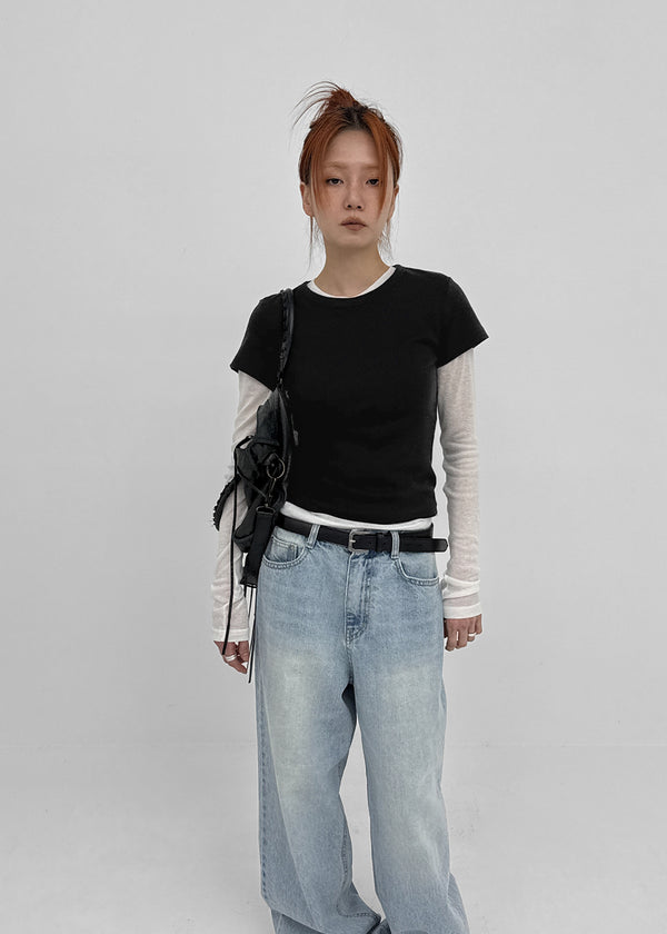 Epion Round Tencel Long Sleeve Tee