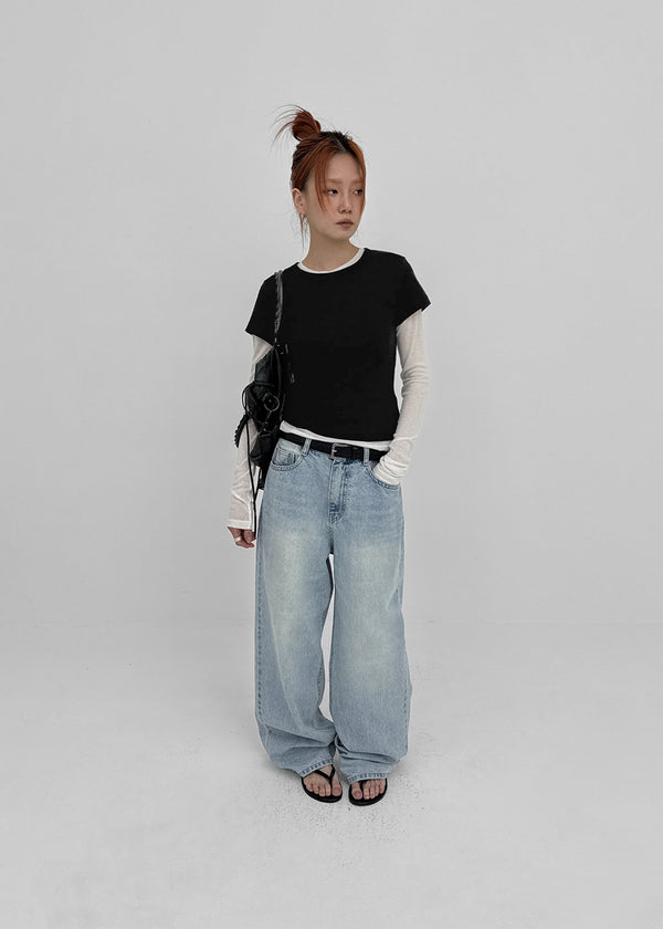 Epion Round Tencel Long Sleeve Tee