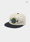 Muar Embroidered Color Block Camp Cap