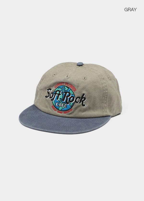 Muar Embroidered Color Block Camp Cap