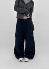 (UNISEX) Ione Wide Cargo Pants