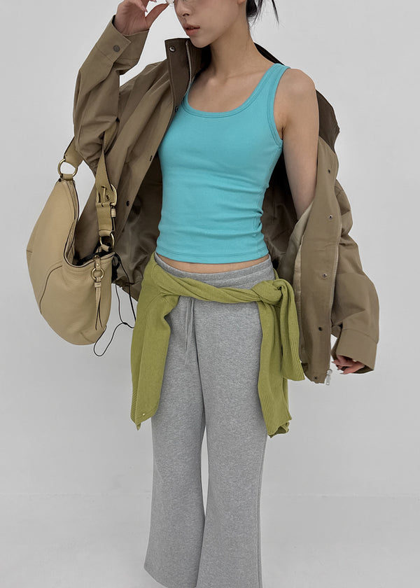 Rohing Color-block High-neck Field Jacket