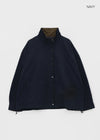 Rohing Color-block High-neck Field Jacket