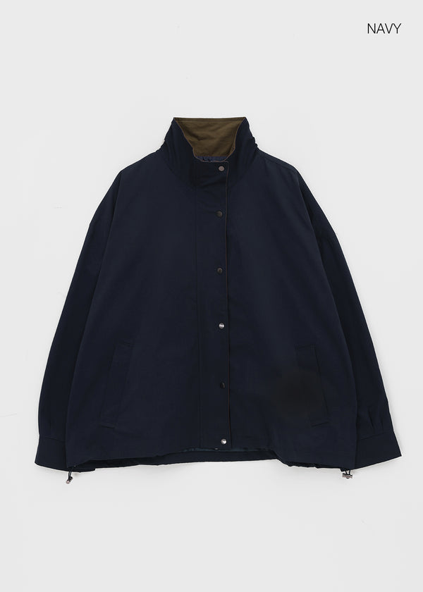 Rohing Color-block High-neck Field Jacket