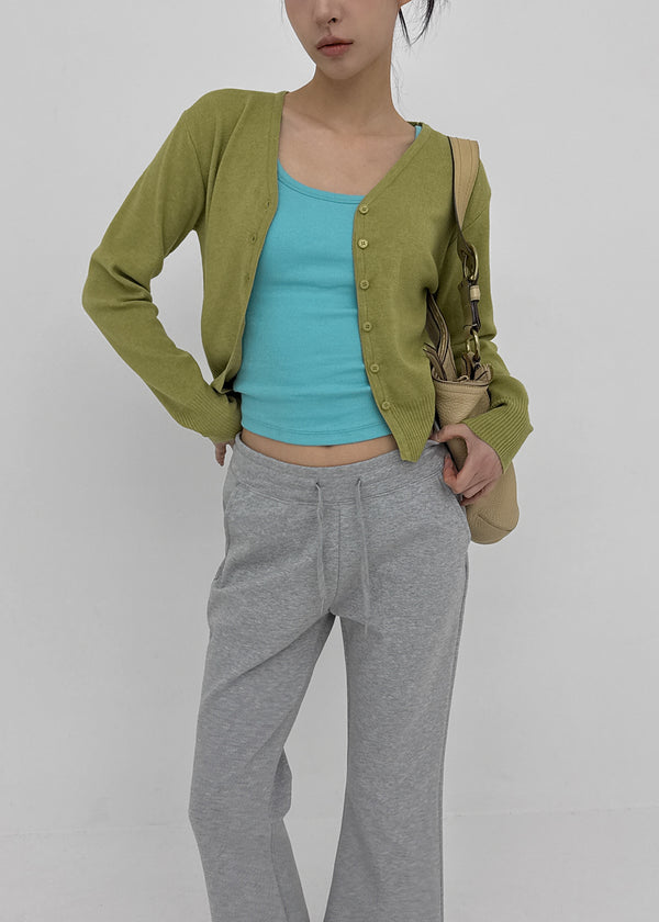 Longta V-neck Knit Cardigan