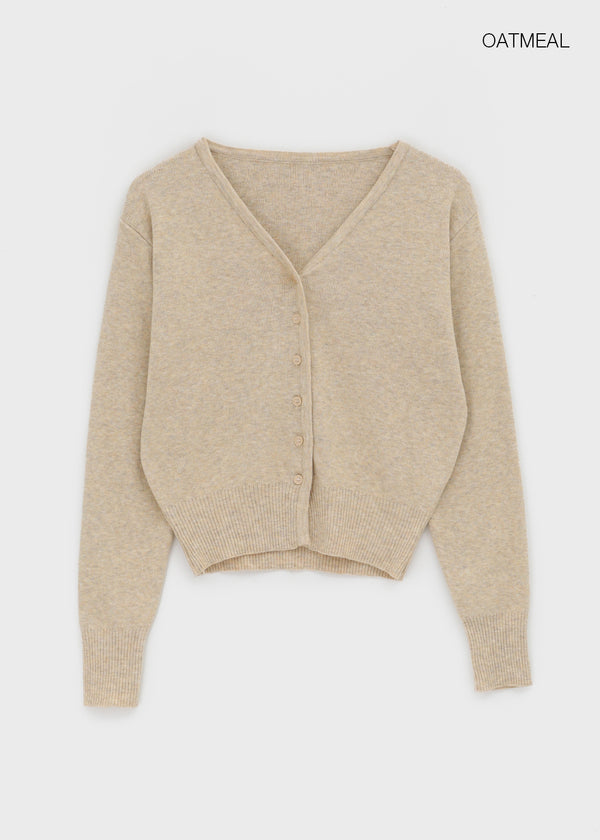 Longta V-neck Knit Cardigan