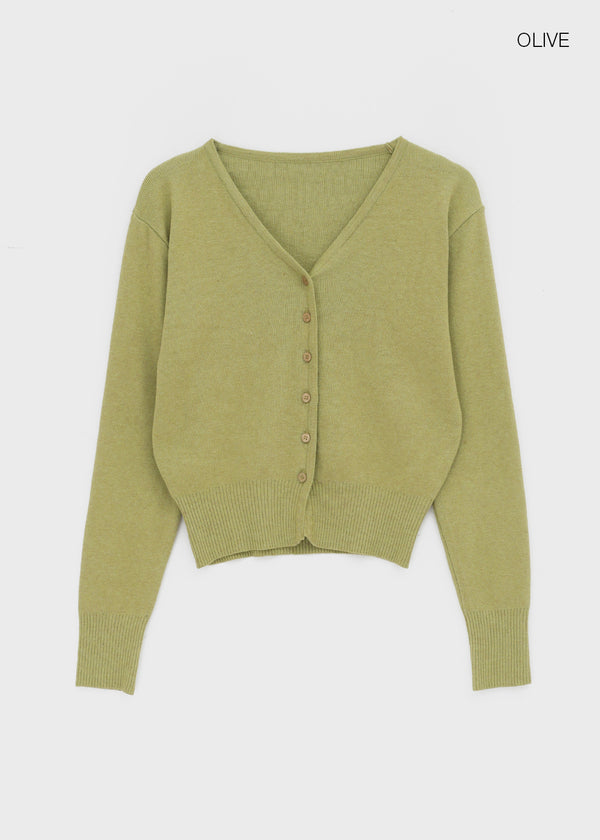 Longta V-neck Knit Cardigan