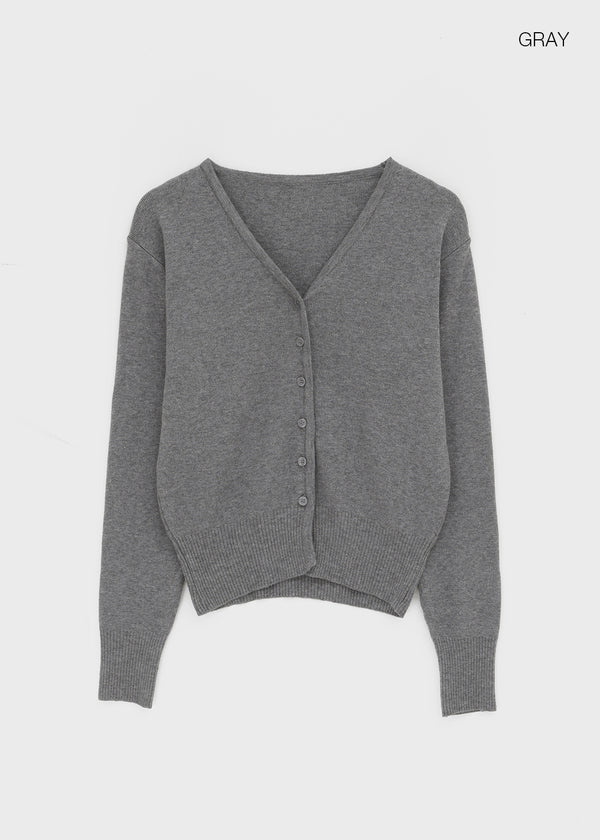 Longta V-neck Knit Cardigan