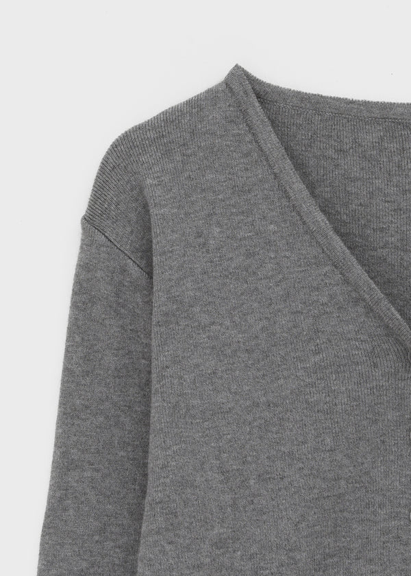 Longta V-neck Knit Cardigan