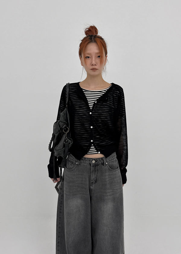 Penu Round Summer Knit Cardigan