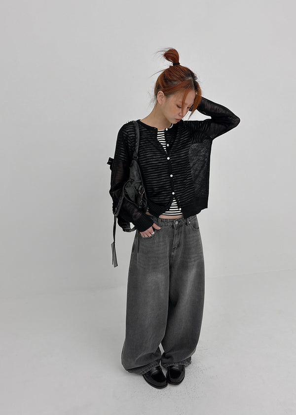 Penu Round Summer Knit Cardigan