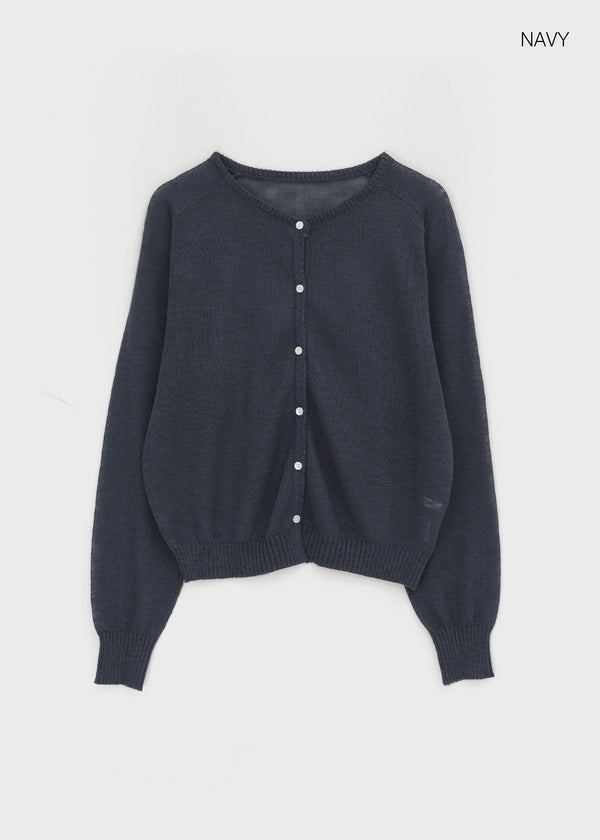 Penu Round Summer Knit Cardigan