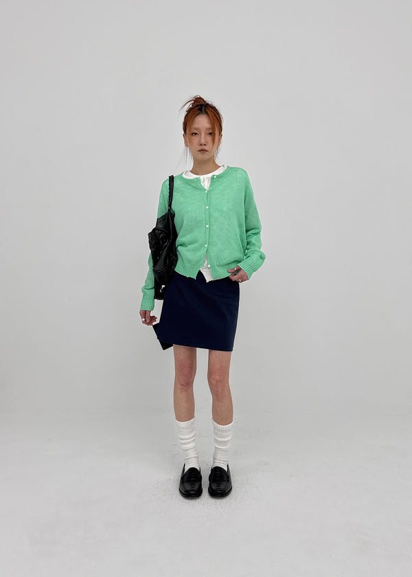 Penu Round Summer Knit Cardigan
