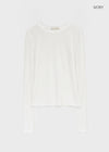 Epion Round Tencel Long Sleeve Tee
