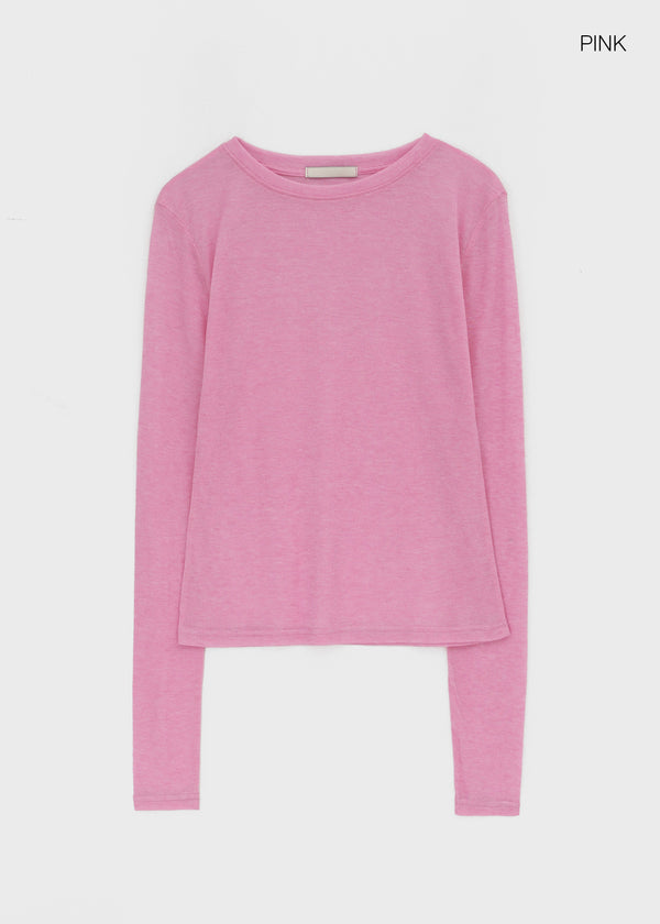 Epion Round Tencel Long Sleeve Tee