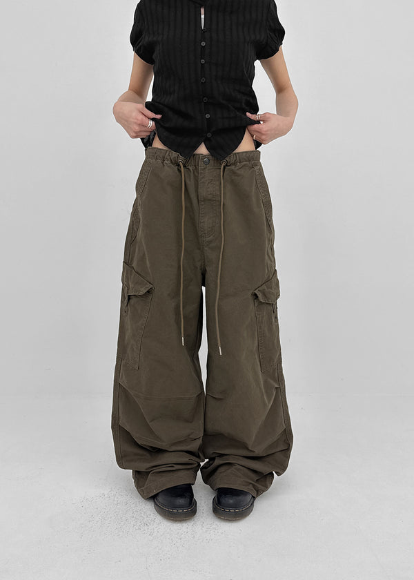 (UNISEX) Ione Wide Cargo Pants
