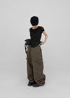 (UNISEX) Ione Wide Cargo Pants