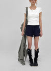 Tutuble Cutting Training Elastic Shorts