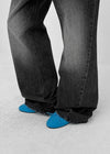 Lomon Color-banded Flat Shoes