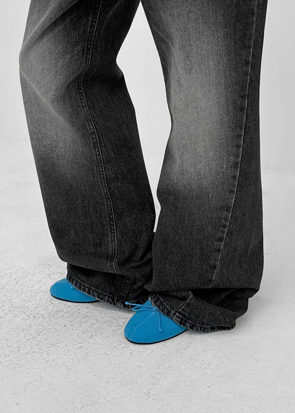 Lomon Color-banded Flat Shoes