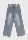 Etman Bijou Wide Denim Pants