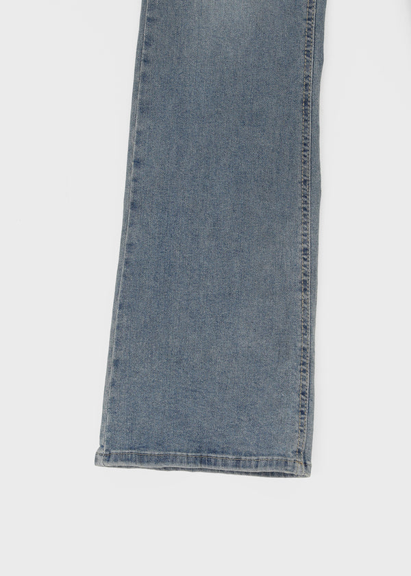 Too God Washed Elastic Stretch Bootcut Denim Pants