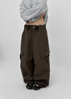 Kengthu Nylon Cargo String Pants