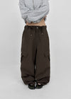 Kengthu Nylon Cargo String Pants