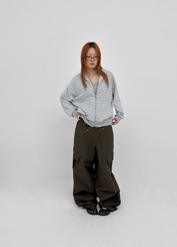 Kengthu Nylon Cargo String Pants