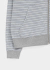 Welshic Striped Zip-up Hoodie