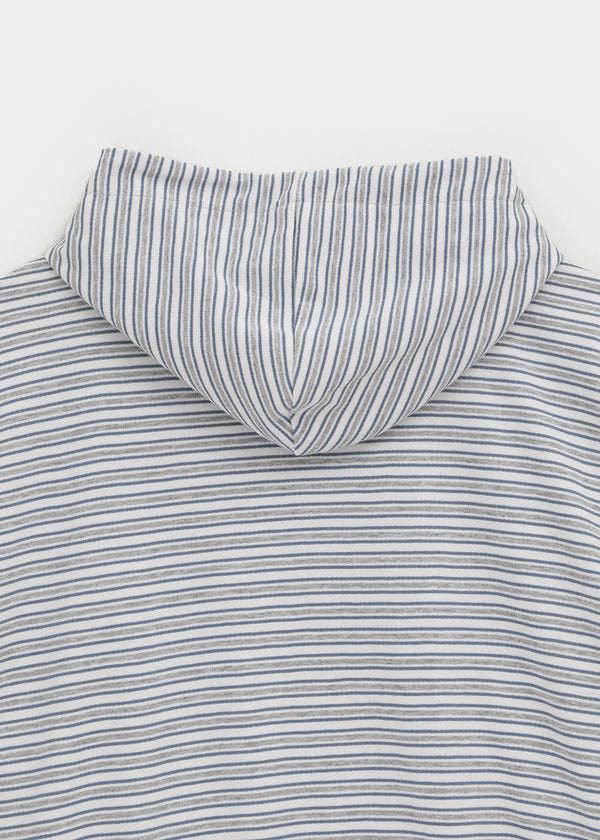 Welshic Striped Zip-up Hoodie