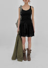 Safen Punched Cancan Mini Skirt Pants