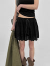 Safen Punched Cancan Mini Skirt Pants