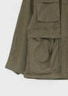 Tark Vintage Washed High-neck Field Jacket