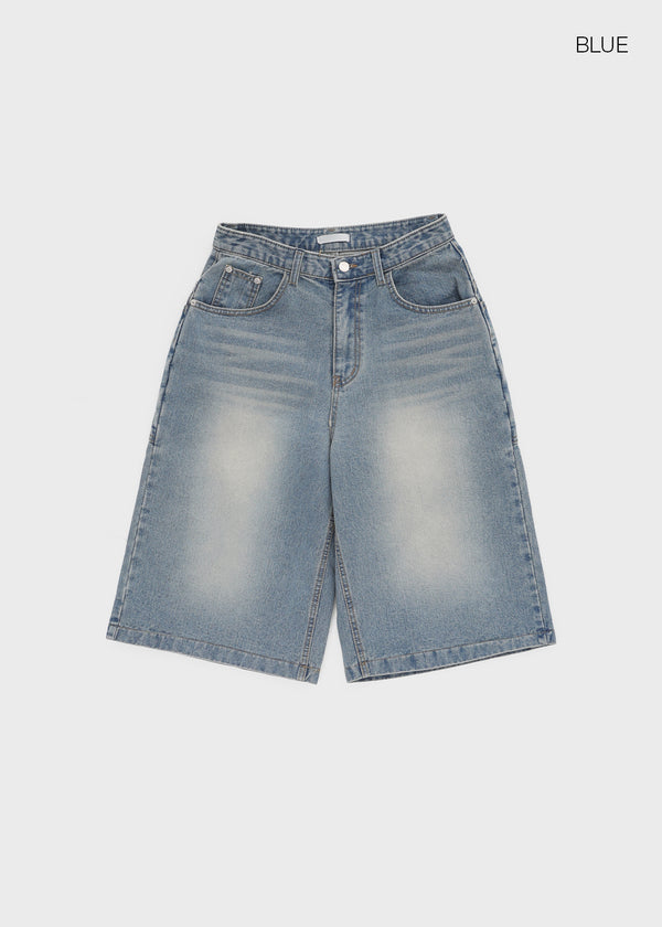 Tonka 3/4 Bermuda Cargo Denim Pants