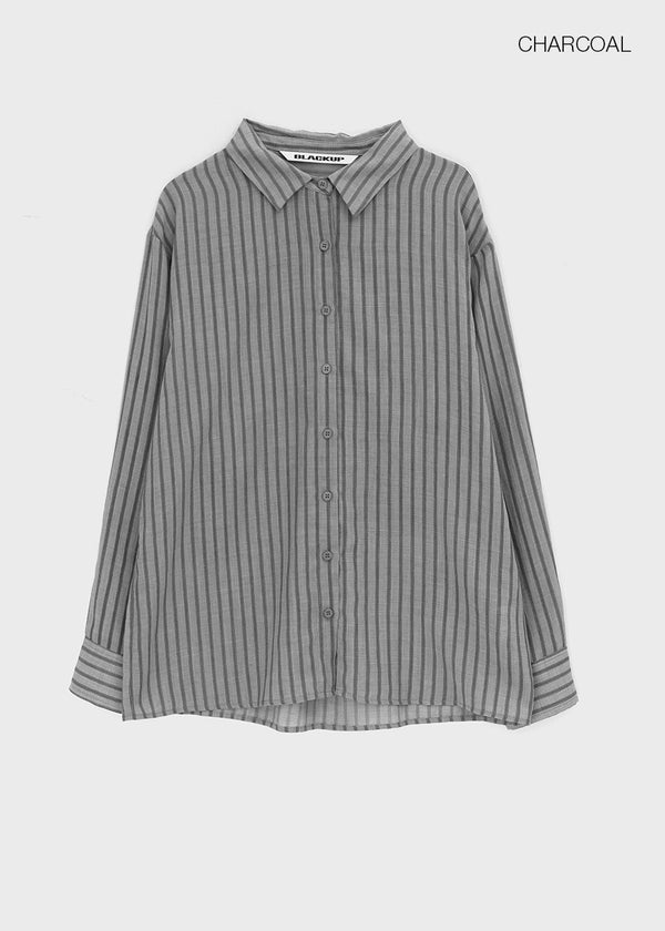 [MADE] Sinila Loose-Fit Stripe Shirt