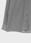 [MADE] Sinila Loose-Fit Stripe Shirt