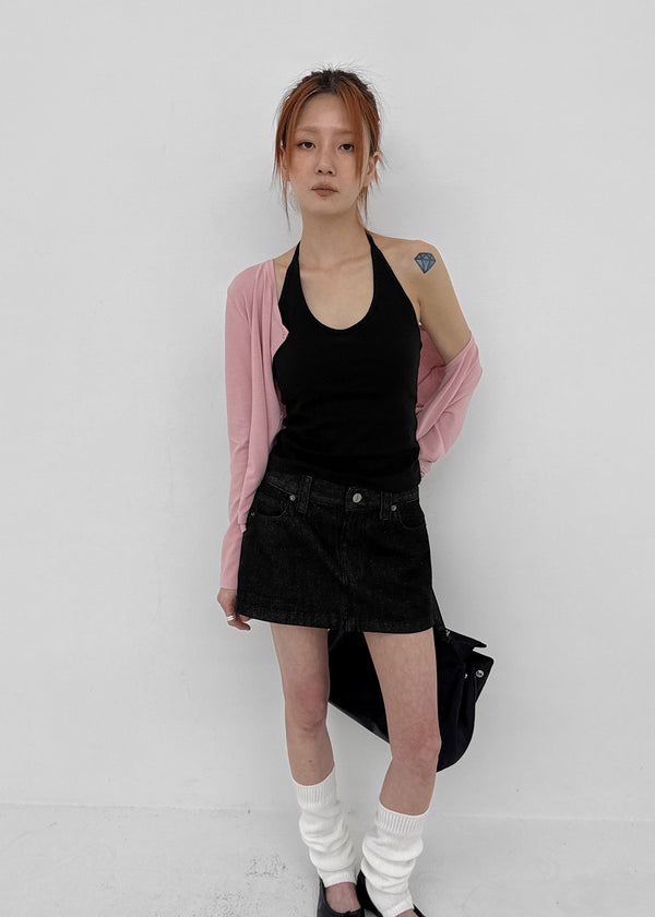 Stanette Button Round Cardigan