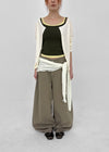 Stanette Button Round Cardigan
